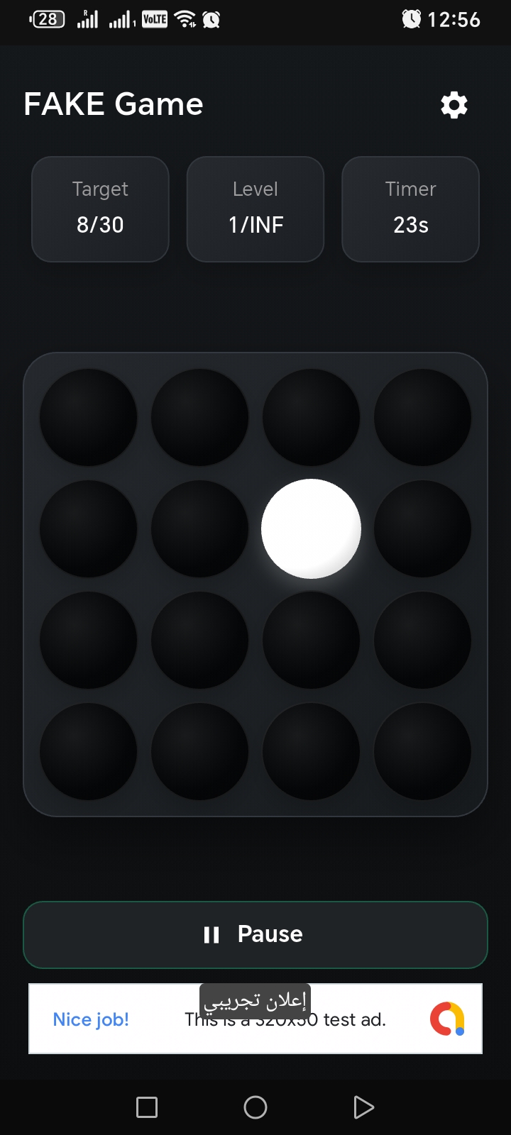 FAKE Game app screen 3